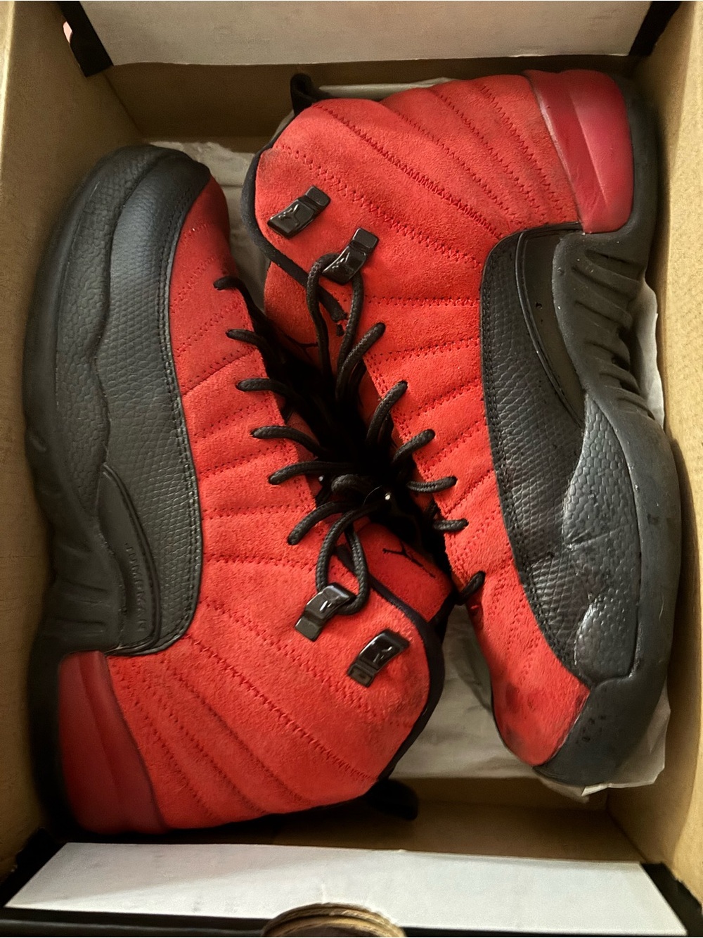 Jordan Red and Black Men's Athletic Shoes